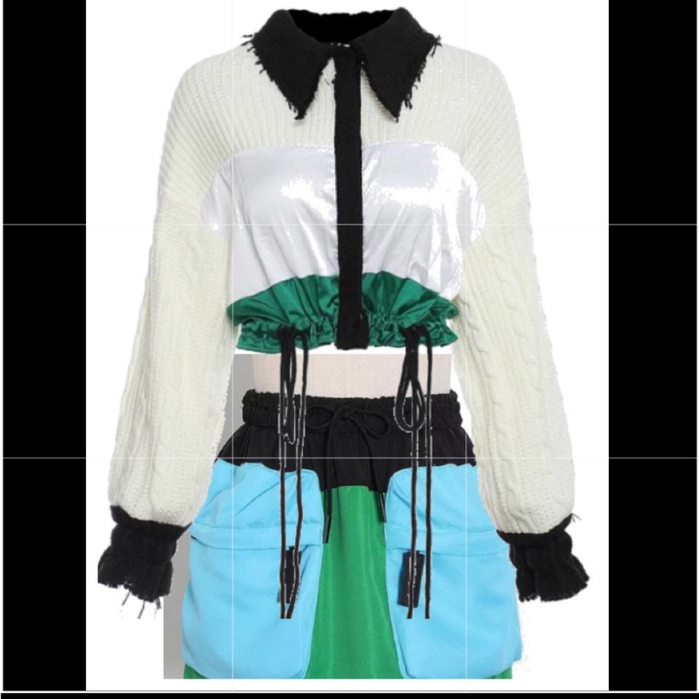 Women’s cropped jacket and skirt set - Picture 2 of 2